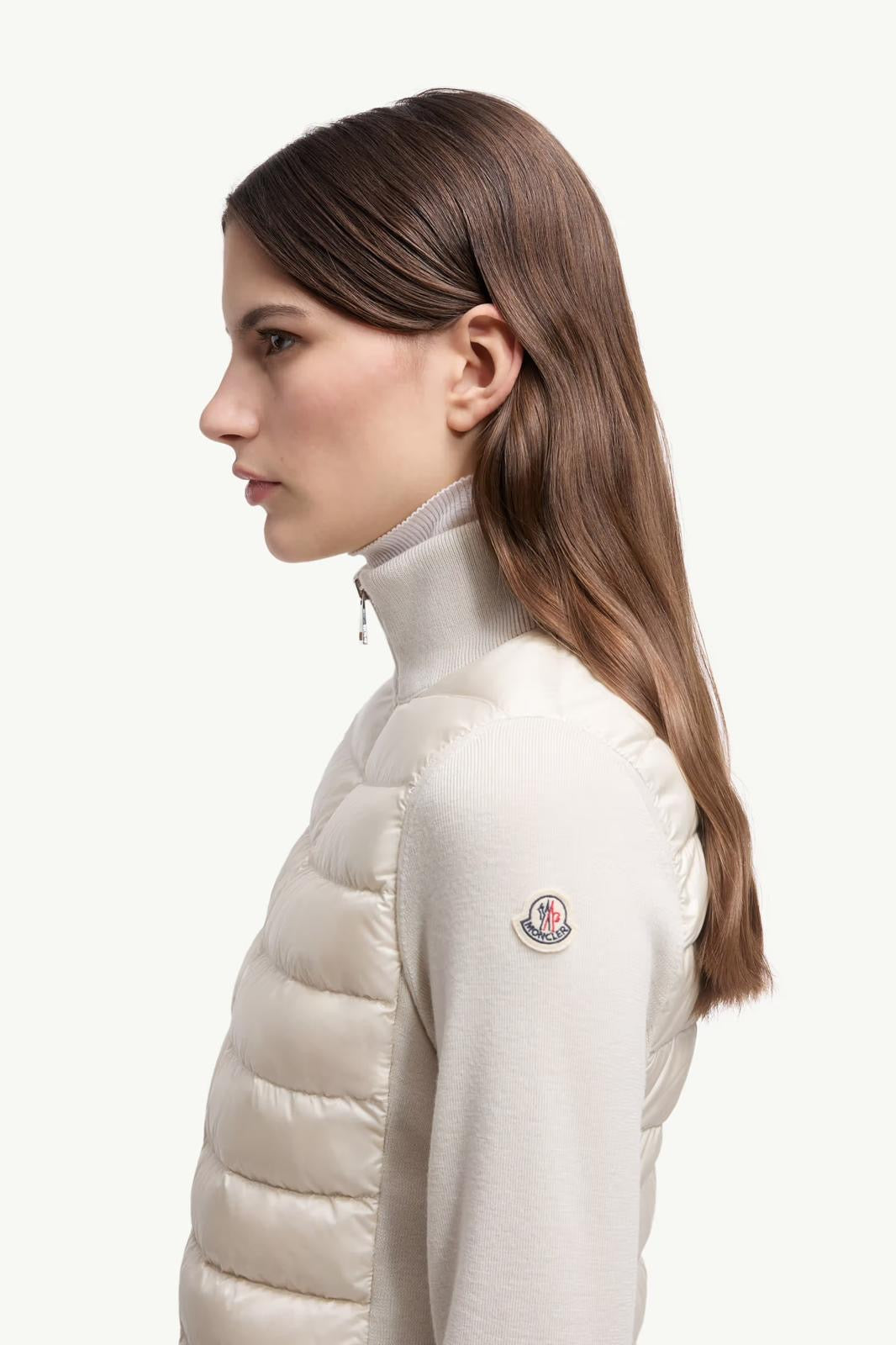 Cardigan zippé matelassé- Moncler