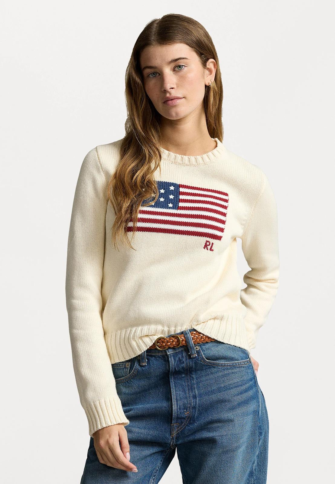 Flag cotton crewneck jumper - Polo Ralph Lauren