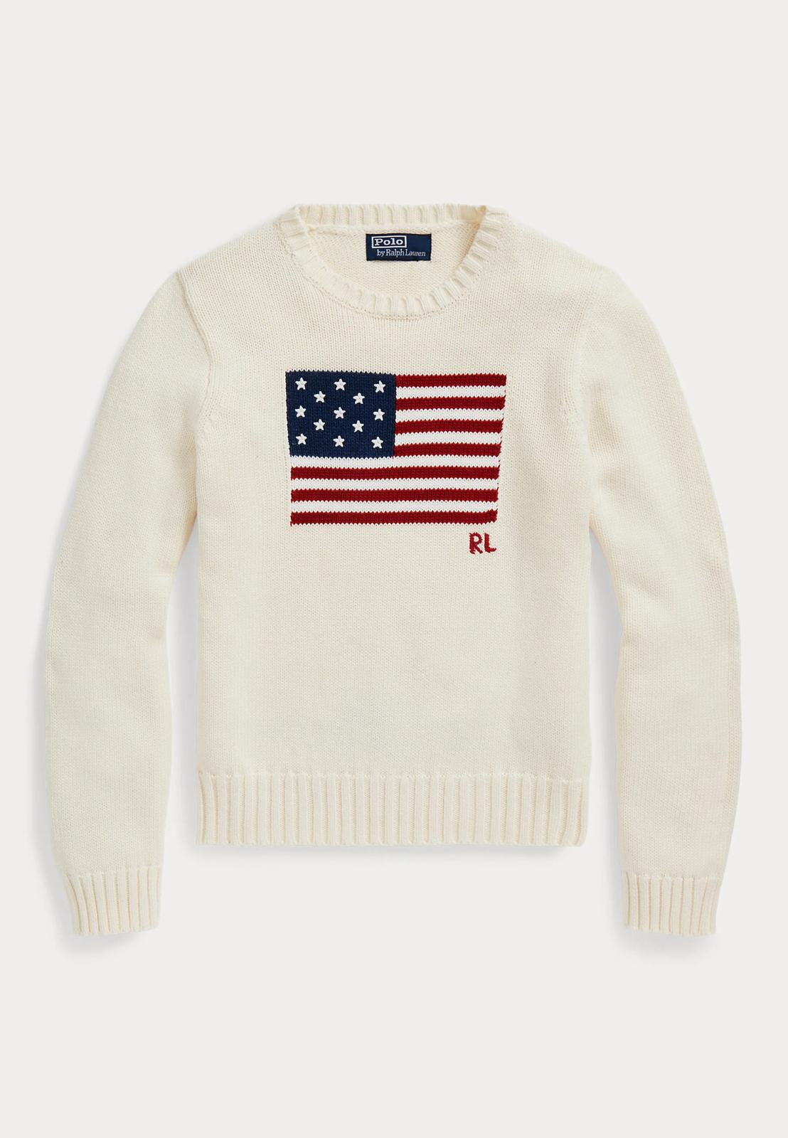 Flag cotton crewneck jumper - Polo Ralph Lauren