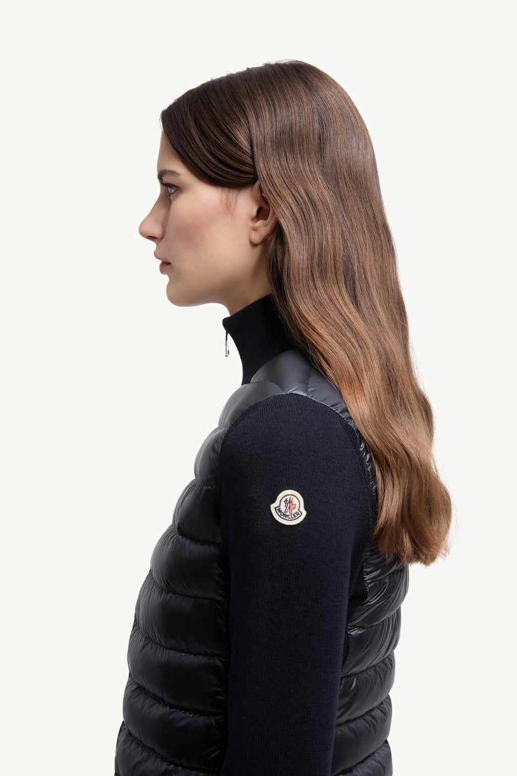 Cardigan zippé matelassé- Moncler